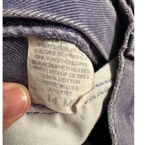 Vintage Purple Lee Riveted Jeans 10 /12 High Waist - Picture 4 of 6